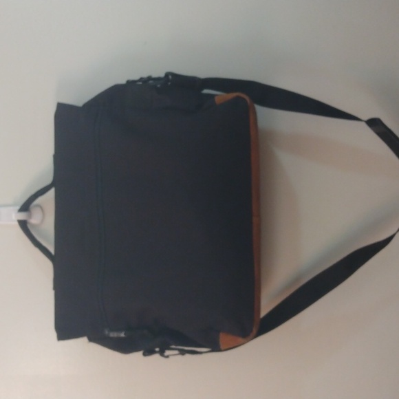 Western Pack Black/Brown Ballistic Nylon Messenger Bag/Satchel - Picture 8 of 16